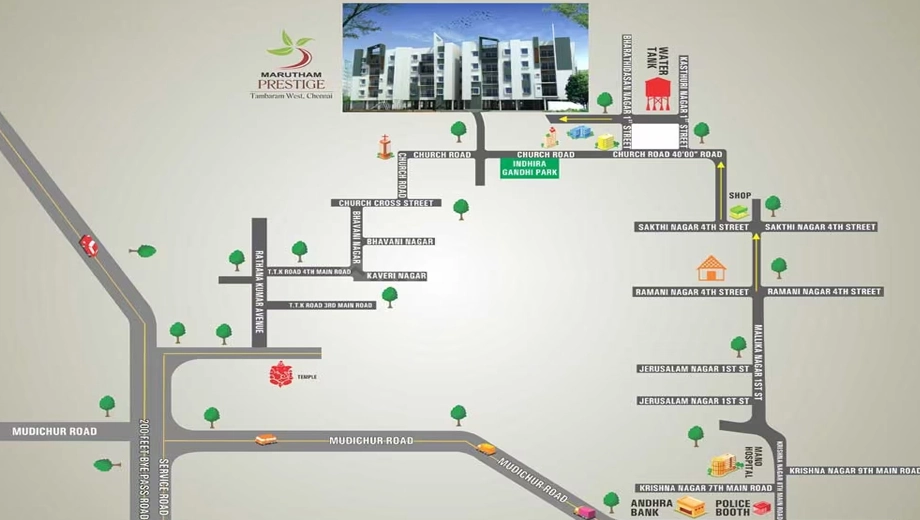 Location of Marutham Prestige in Tambaram, Chennai - Image 393917