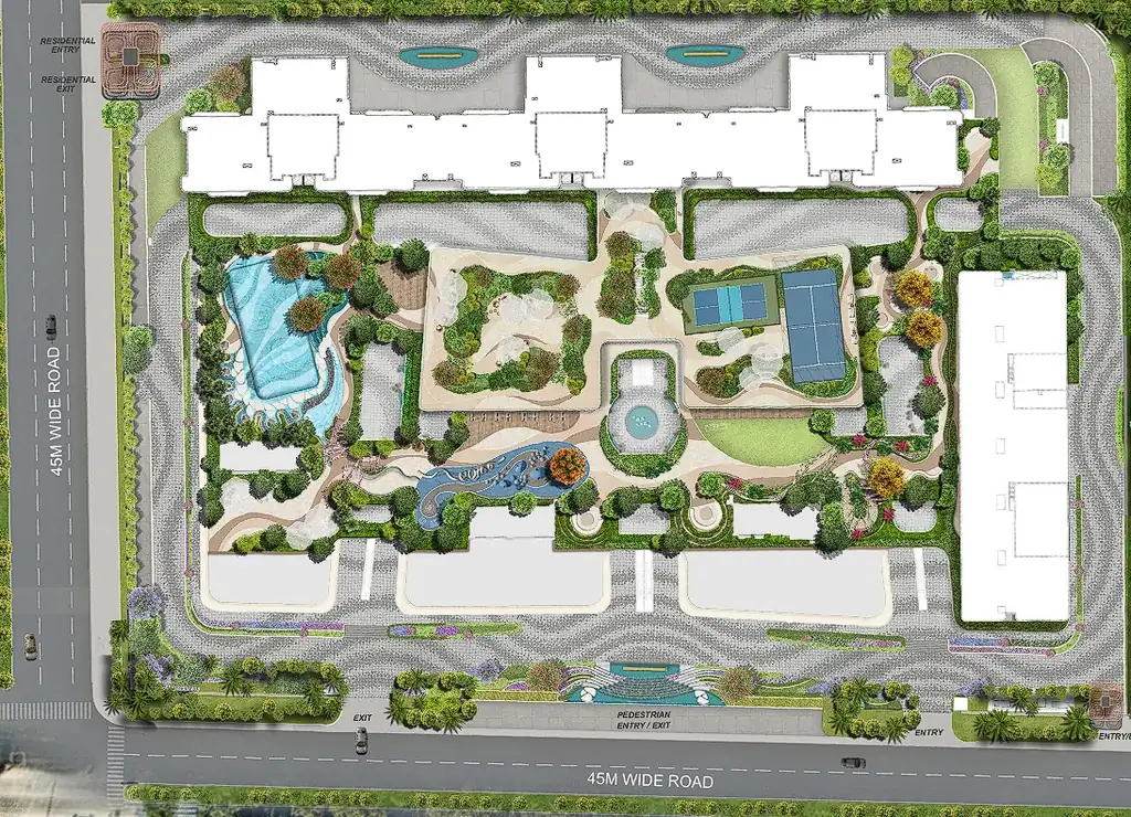 Master Plan of Smartworld Residences in Sector 98, Noida - Image 393972