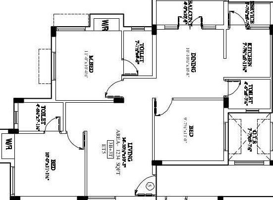 3 BHK Flat in Marutham Heritage in Perungalathur, Chennai - Image 913941