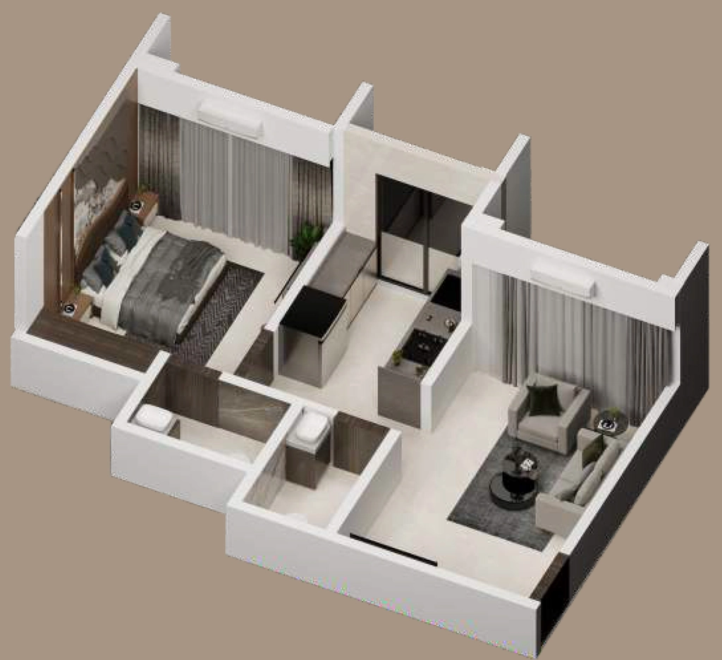 1 BHK Flat in AV Greenairy in Vasai West, Palghar - Image 914228