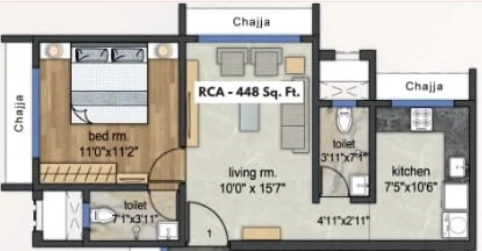 1 BHK Flat in DPS Aishwarya in Goregaon West, Mumbai - Image 914329