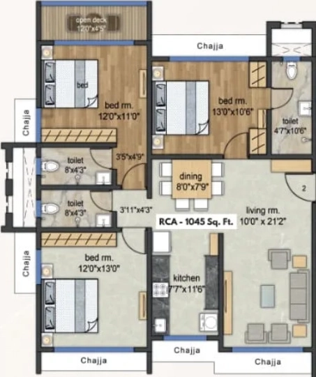 3 BHK Flat in DPS Aishwarya in Goregaon West, Mumbai - Image 914331
