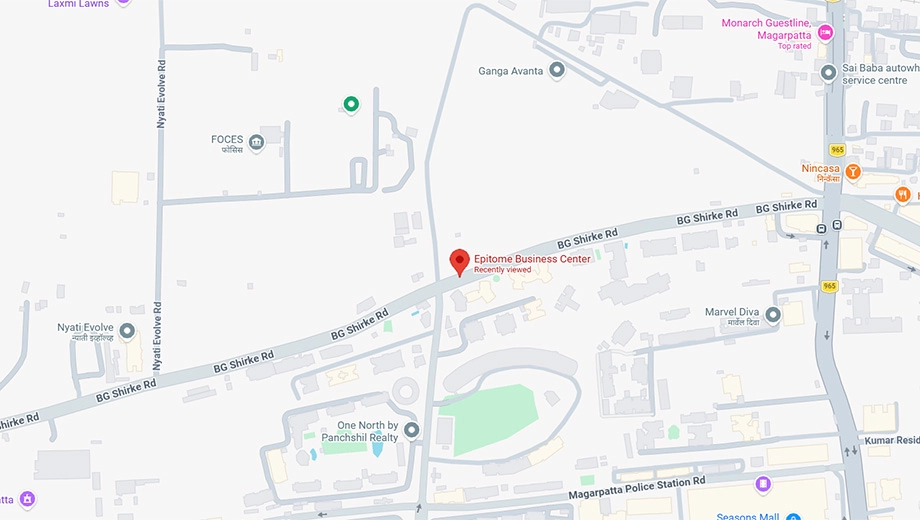 Location of Ram Epitome Business Center in Mundhwa, Pune - Image 394648