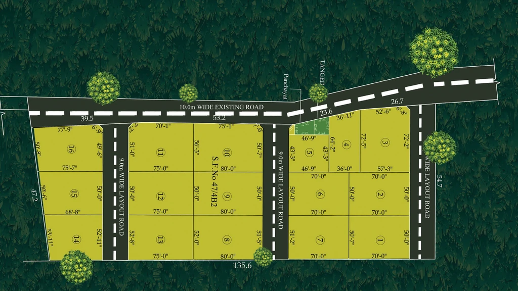 Master Plan of Adissia MK Grand in Kalapatti, Coimbatore - Image 394050