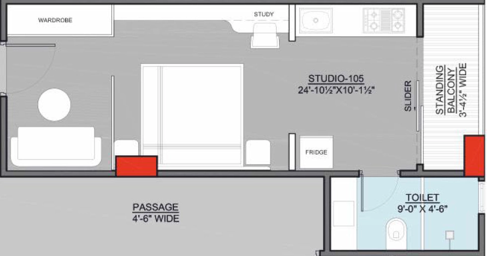 1 RK Studio Apartment in Ananya The Stylish Studio in Jawahar Nagar, Jaipur - Image 914488
