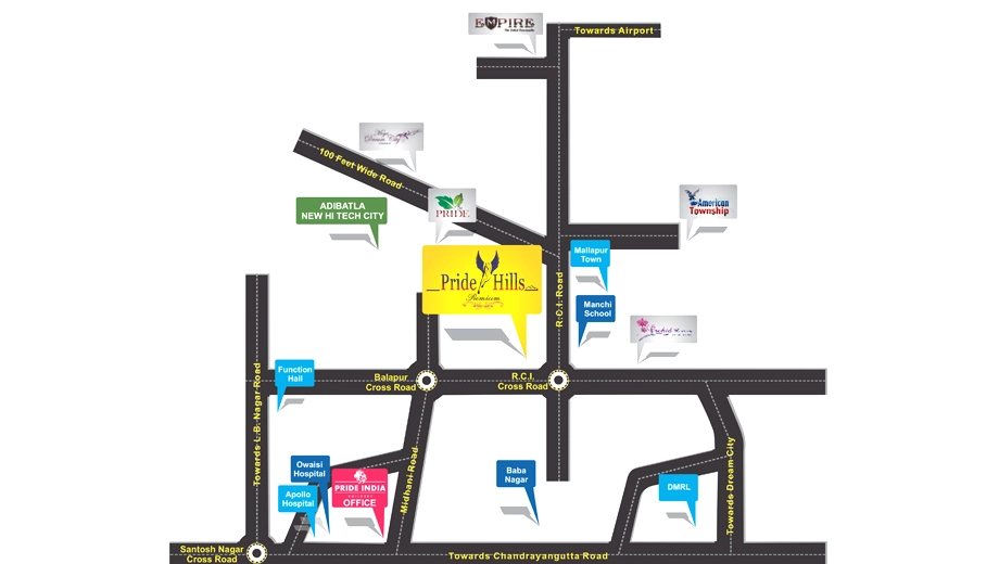 Location of Pride Hills Premium - Image 394176