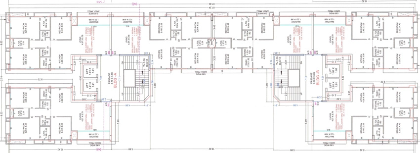Floor Plan of Wellanta Homes in Masma, Surat - Image 394871