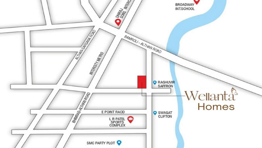 Location of Wellanta Homes - Image 394870