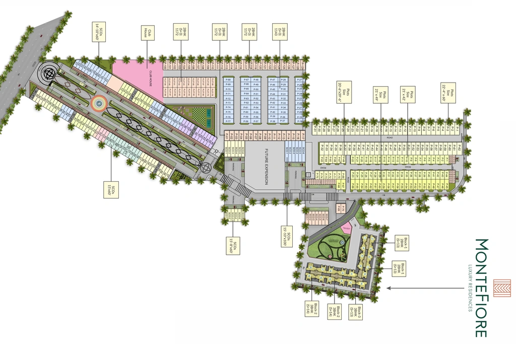 Master Plan of SBP Montefiore in Zirakpur, Chandigarh - Image 394071