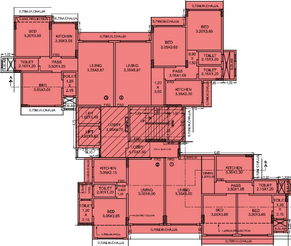 Floor Plan of Sai Chamunda in Kurla West, Mumbai - Image 395856