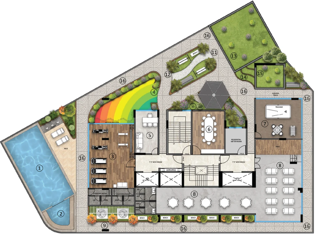Master Plan of Sanghvi Tirth in Andheri East, Mumbai - Image 395870
