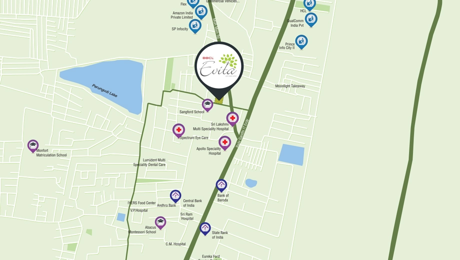 Location of BBCL Evita in Perungudi, Chennai - Image 394078