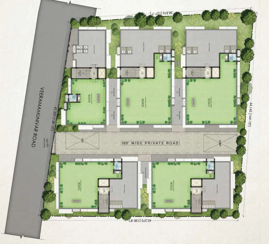 Master Plan of BBCL Evita in Perungudi, Chennai - Image 394079