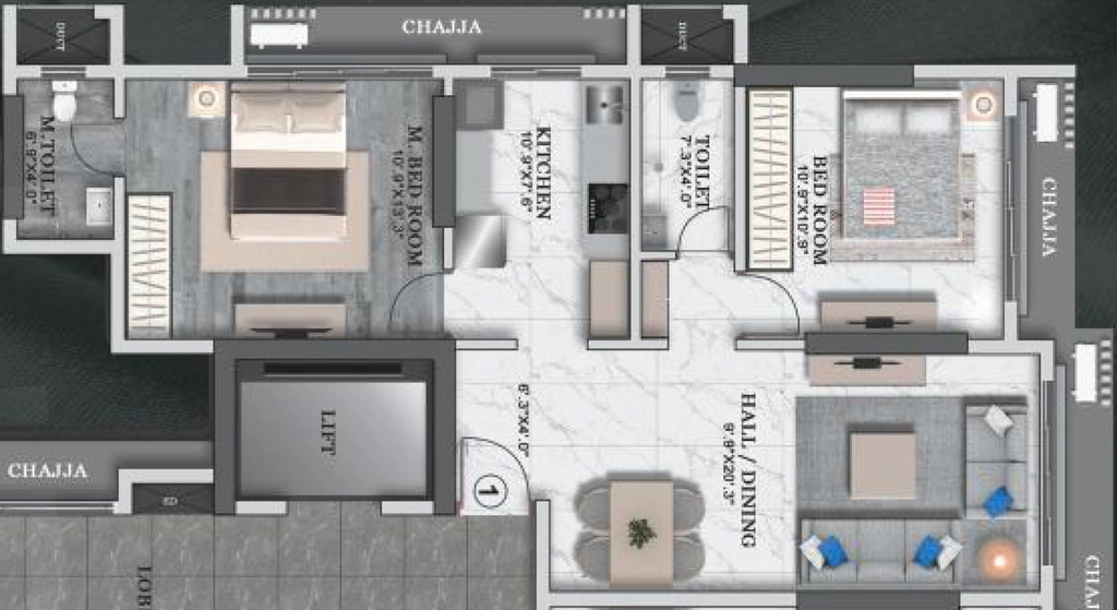 2 BHK Flat in Vinayak Shivay in Goregaon West, Mumbai - Image 914854