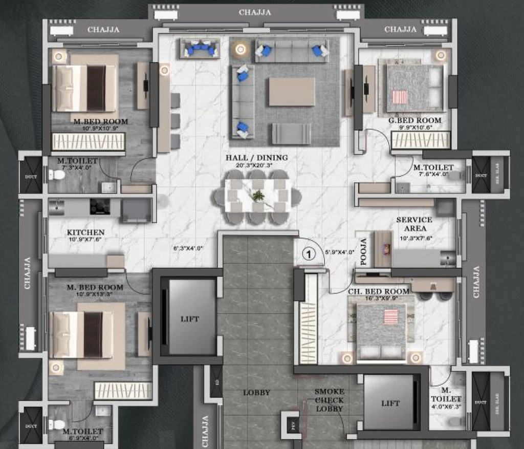 4 BHK Flat in Vinayak Shivay in Goregaon West, Mumbai - Image 914856