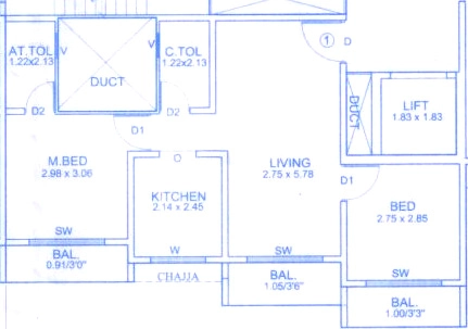 2 BHK Flat in Bhagwati Shree Krishna Kunj in Bhiwandi, Thane - Image 914862