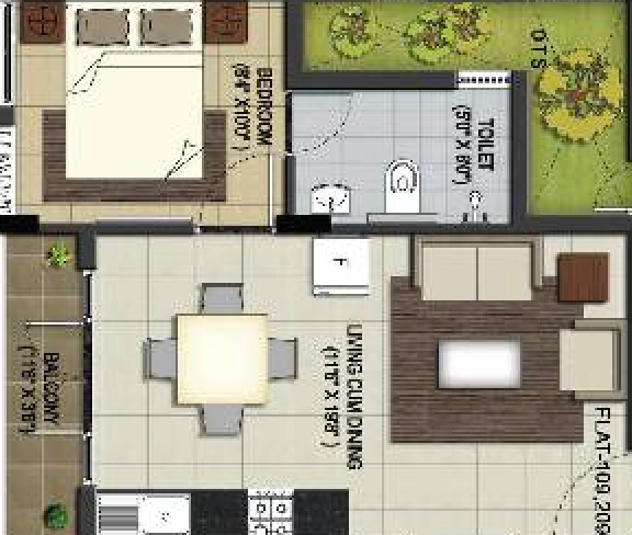 1 BHK Flat in BBCL Harshika in Pallavaram, Chennai - Image 914056