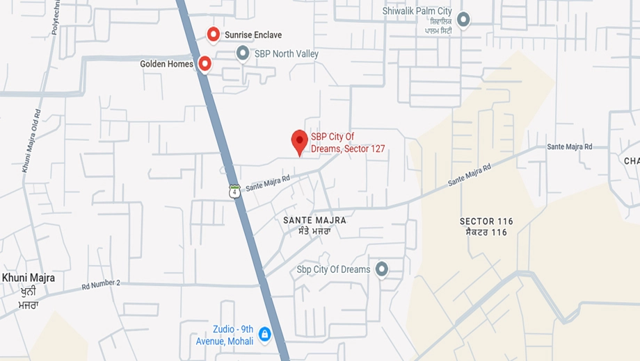 Location of Sunshine Homes - Image 394163