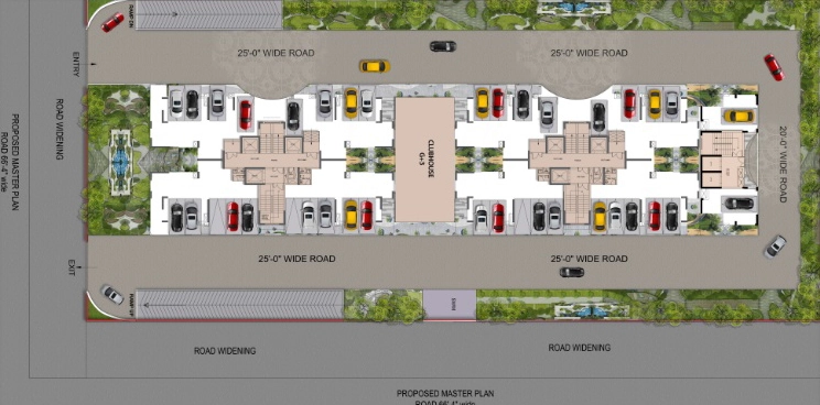 Master Plan of AARV Twin Towers in Zirakpur, Chandigarh - Image 394208
