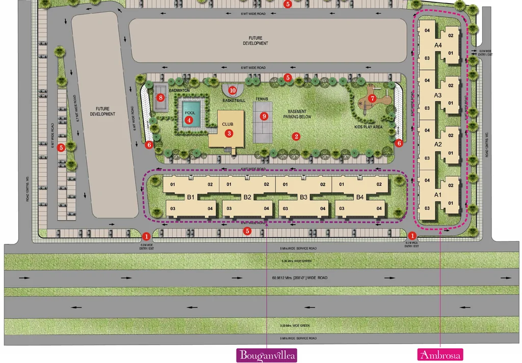 Master Plan of Unitech Gardens in Mohali, Chandigarh - Image 394225