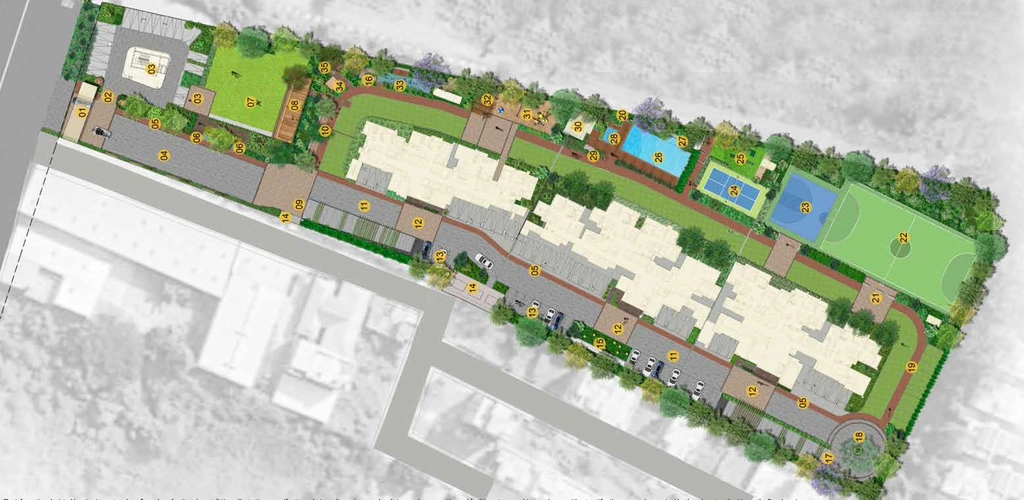 Master Plan of Brigade Lumina in Tumkur Road, Bangalore - Image 394411