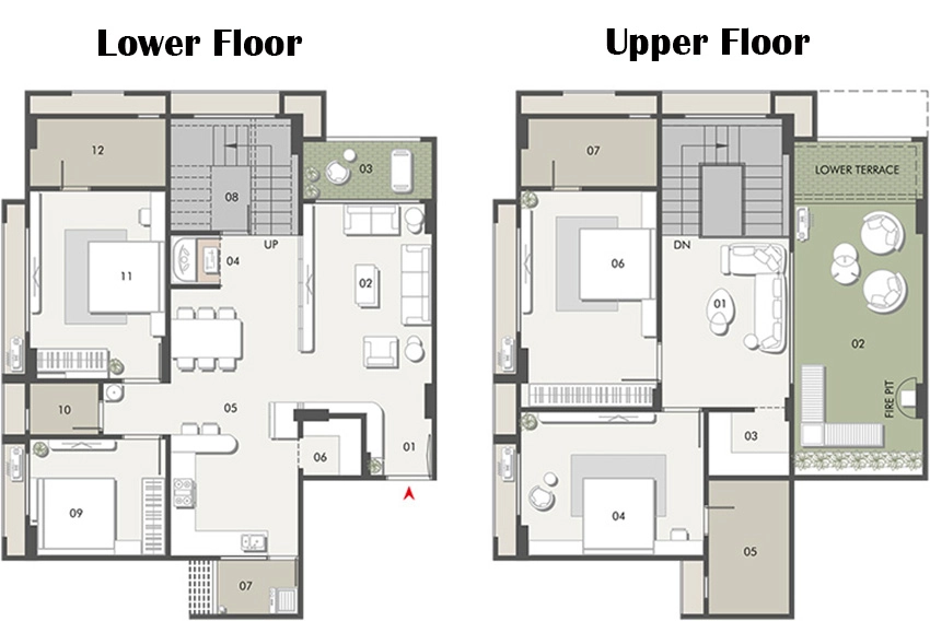 4 BHK Penthouse in Sun Mayfair in Godhavi, Ahmedabad - Image 914189