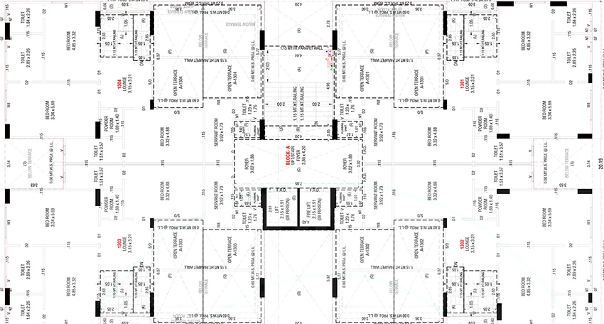 Floor Plan of Sun Mayfair in Godhavi, Ahmedabad - Image 394318