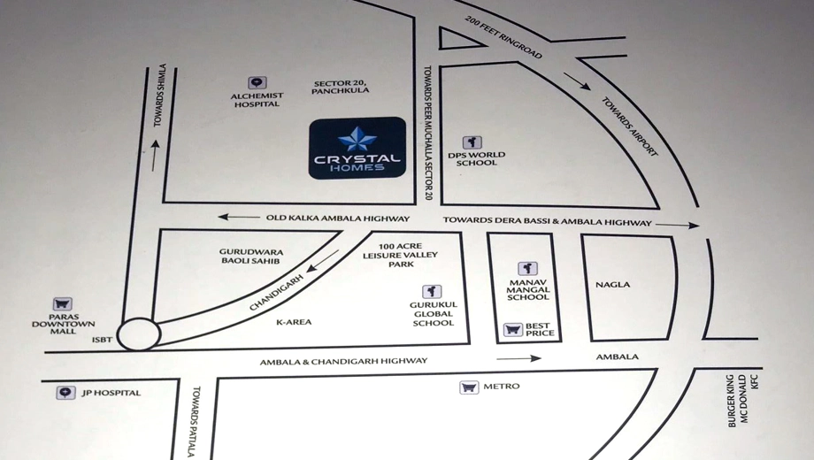 Location of Kataria Crystal Homes - Image 394313