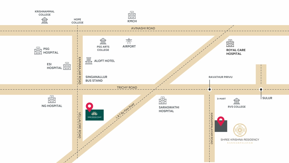 Location of Shree Krishna Residency - Image 394327