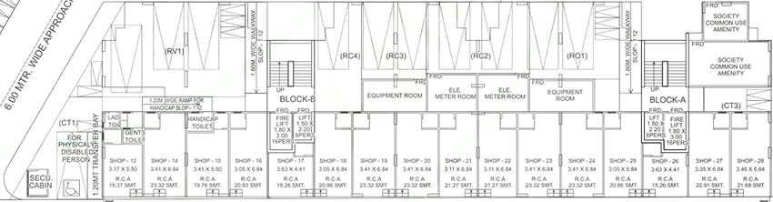Floor Plan of Commercial Sun Suryansh Ananta in Nava Naroda, Ahmedabad - Image 394379
