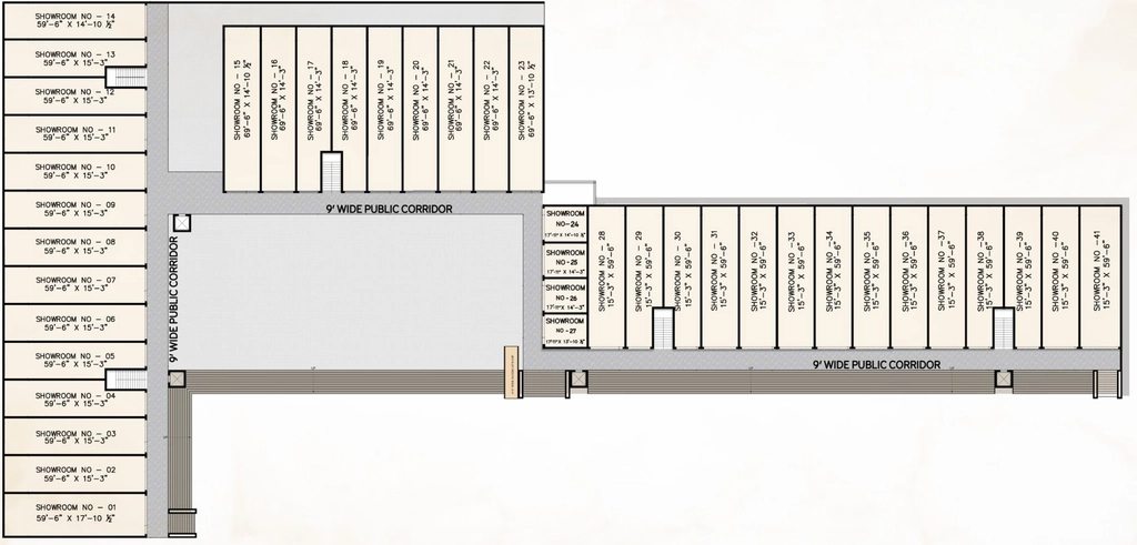 Floor Plan of GNG Alianza High Street in Sector 20, Chandigarh - Image 394681