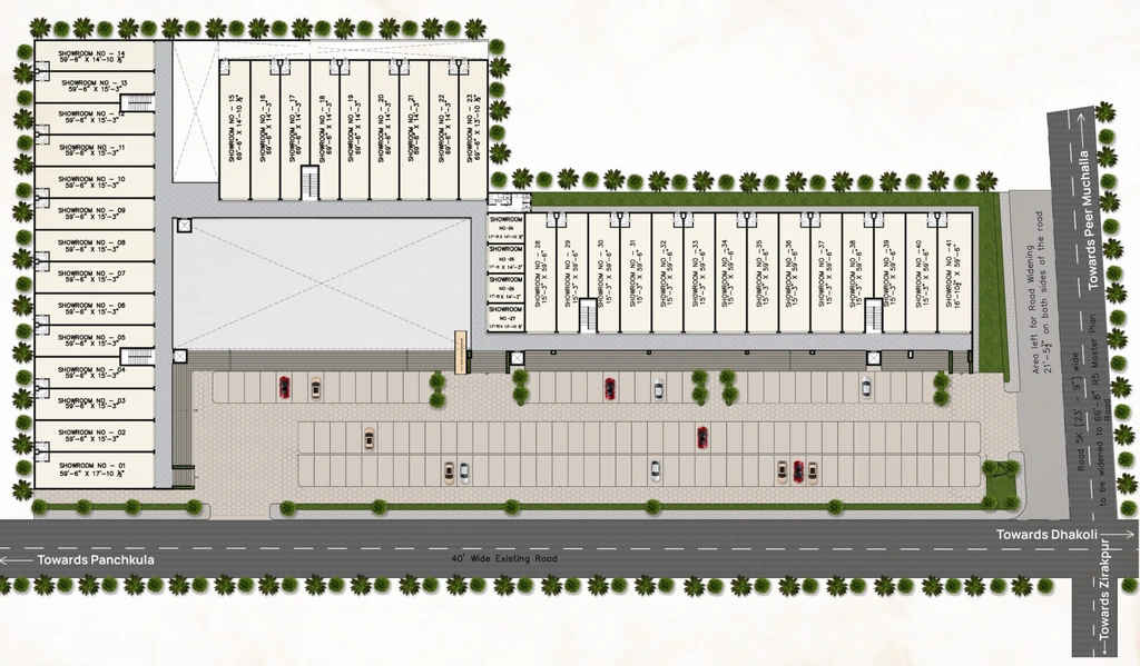 Master Plan of GNG Alianza High Street in Sector 20, Chandigarh - Image 394682