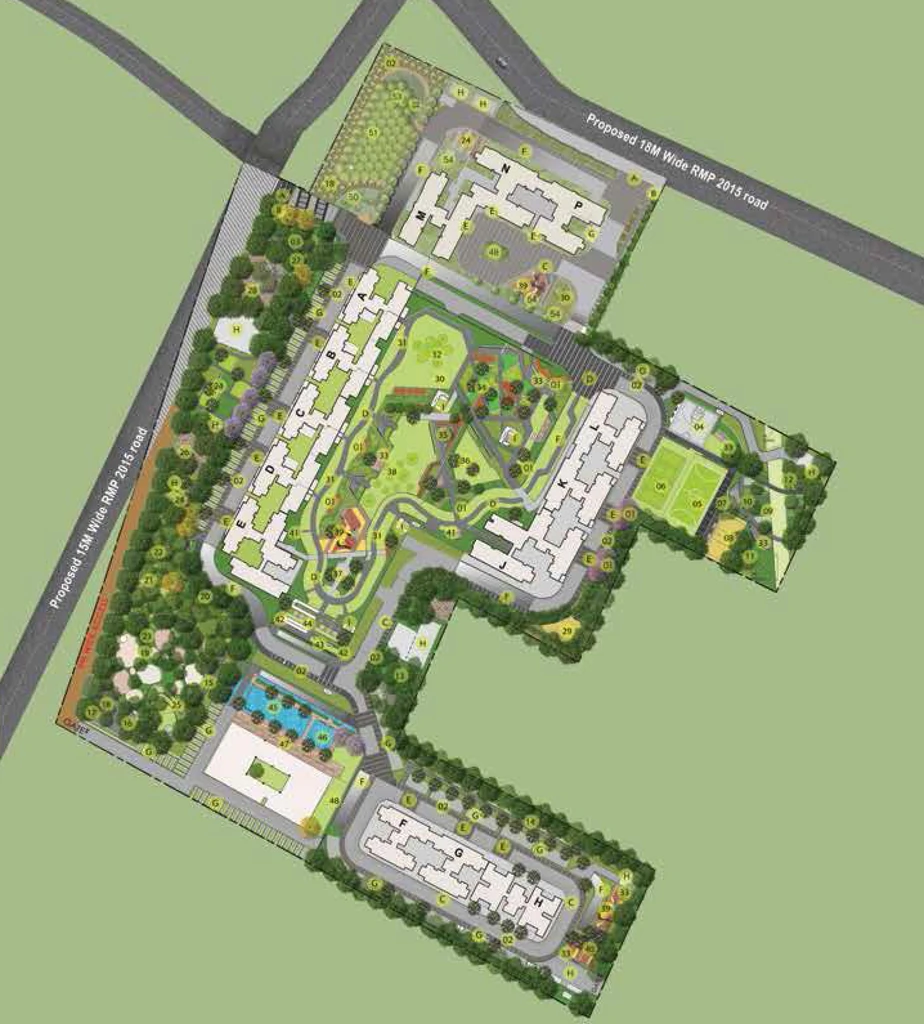 Master Plan of Godrej Park Retreat Phase 2 in Chikkakannalli, Bangalore - Image 394693