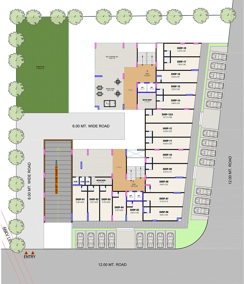 Master Plan of Commercial Suradhyam Sattva in New Ranip, Ahmedabad - Image 394419