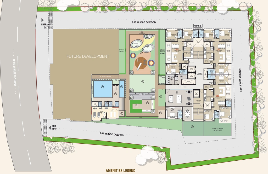 Master Plan of Iconic 5 Senses Ilife in Mohammed Wadi, Pune - Image 395070
