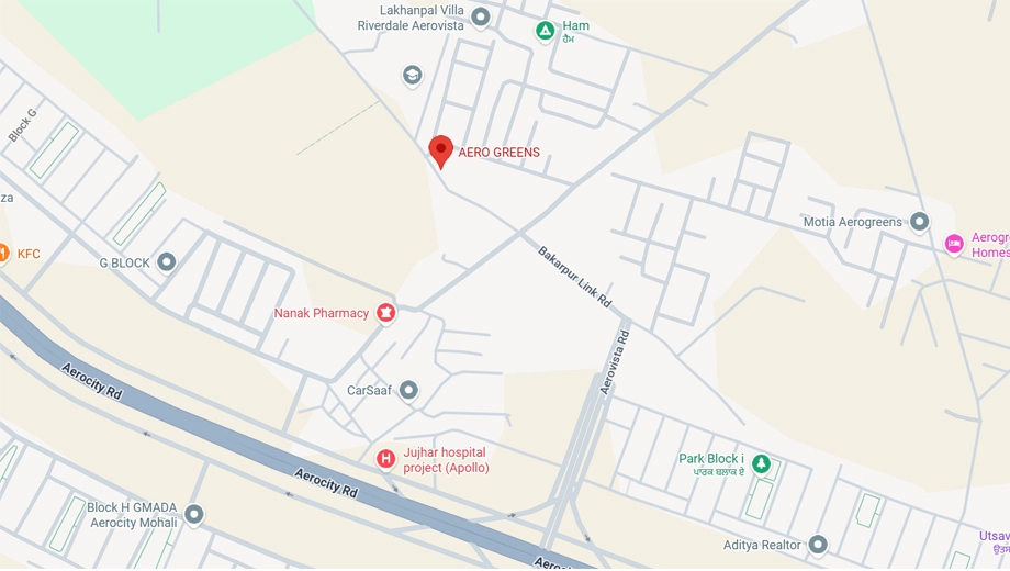 Location of Mannat Aero Greens in Zirakpur, Chandigarh - Image 394476
