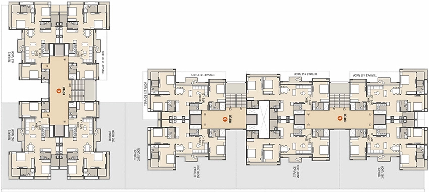 Floor Plan of Swarnim 18 in Bapunagar, Ahmedabad - Image 394463