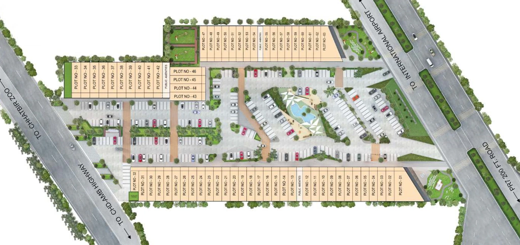 Master Plan of KS La Mer in Zirakpur, Chandigarh - Image 394721