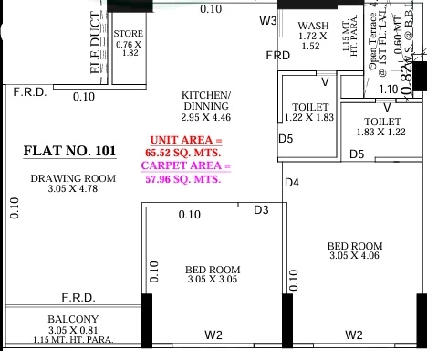 2 BHK Flat in Shree Gokul Heritage in Kathwada, Ahmedabad - Image 914279