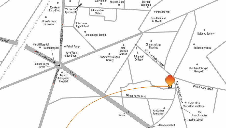 Location of Commercial Maruti Shyam One - Image 394515