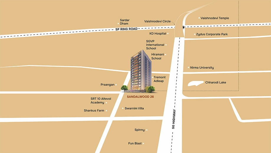 Location of Thrivance Sandalwood 26 - Image 394586