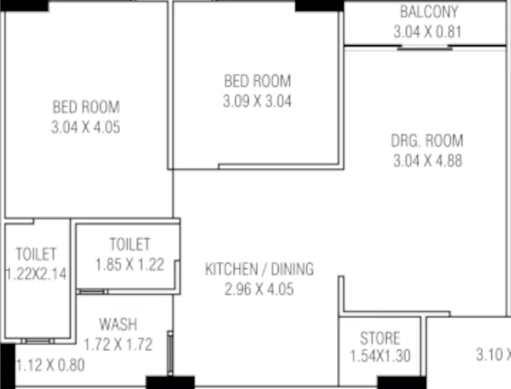 2 BHK Flat in Tirupati Enclave in Narolgam, Ahmedabad - Image 914322