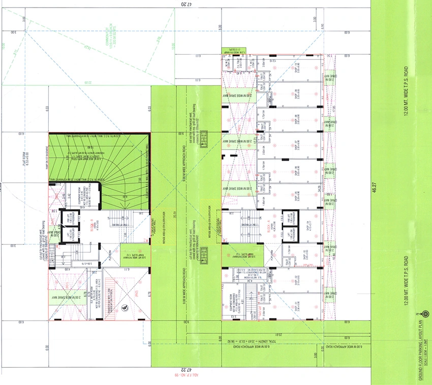 Master Plan of Commercial Uma Alayam Heaven in Tragad, Ahmedabad - Image 394636