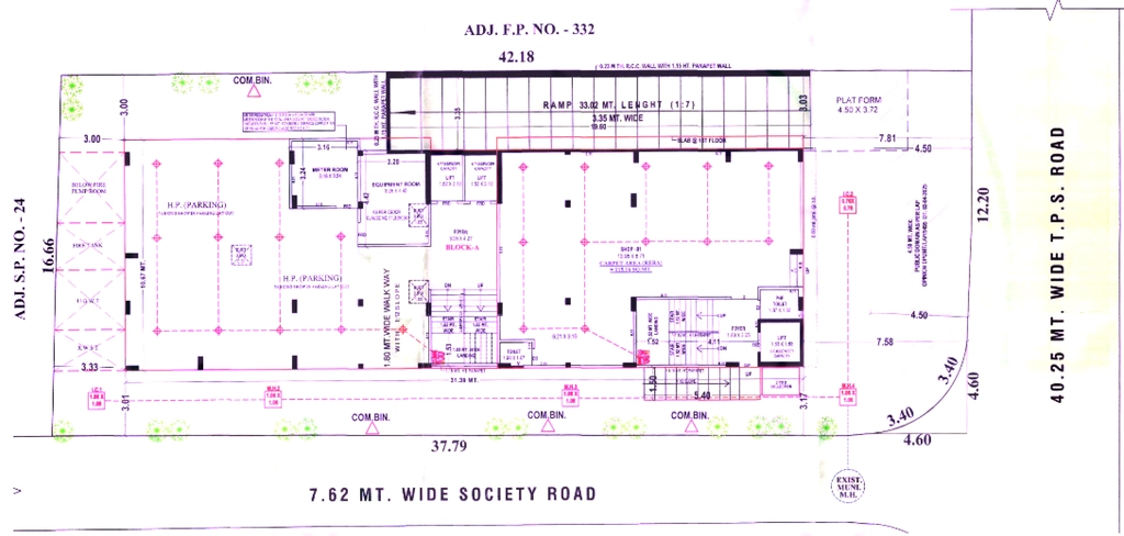 Master Plan of KD Everbright Appartment in Nava Vadaj, Ahmedabad - Image 394677