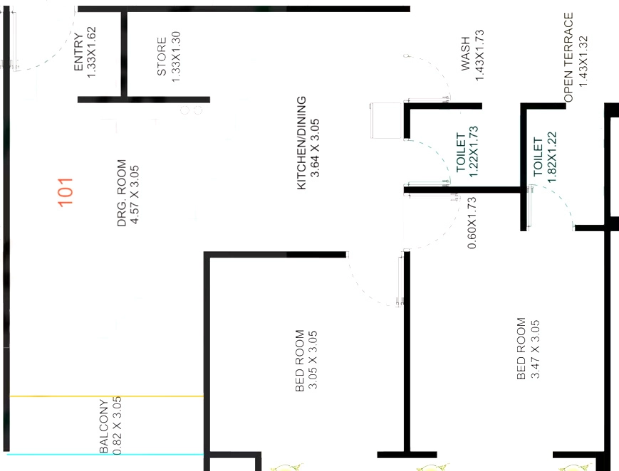 2 BHK Flat in Riddhi B N Residency in Vastral, Ahmedabad - Image 914365