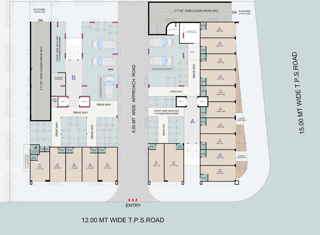 Master Plan of Commercial Riddhi BN Residency in Vastral, Ahmedabad - Image 394697