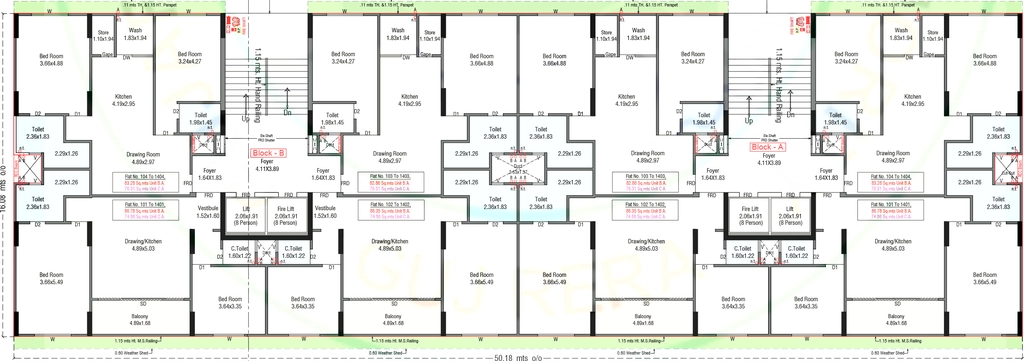 Floor Plan of Shree Hari Sunsetu Sky in Shilaj, Ahmedabad - Image 394706