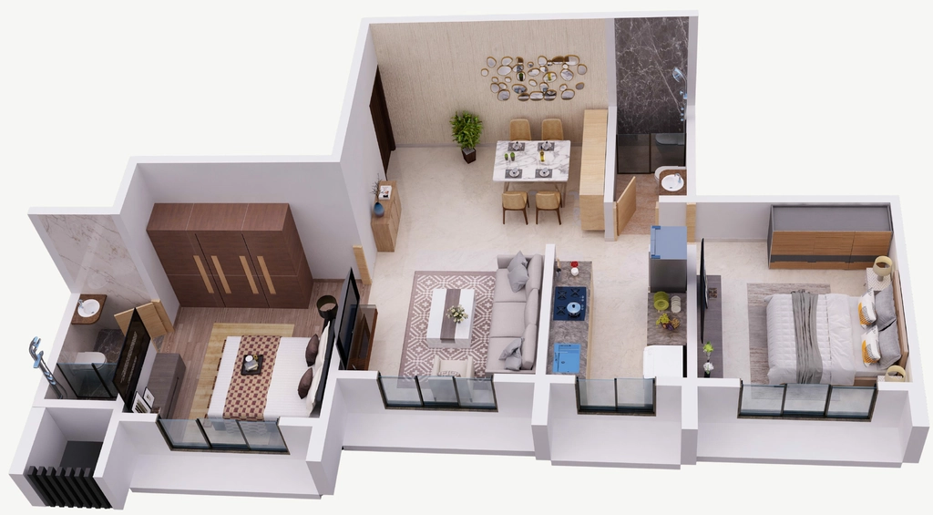 2 BHK Flat in Sanmati Raghukul Chsl in Dahisar East, Mumbai - Image 914492