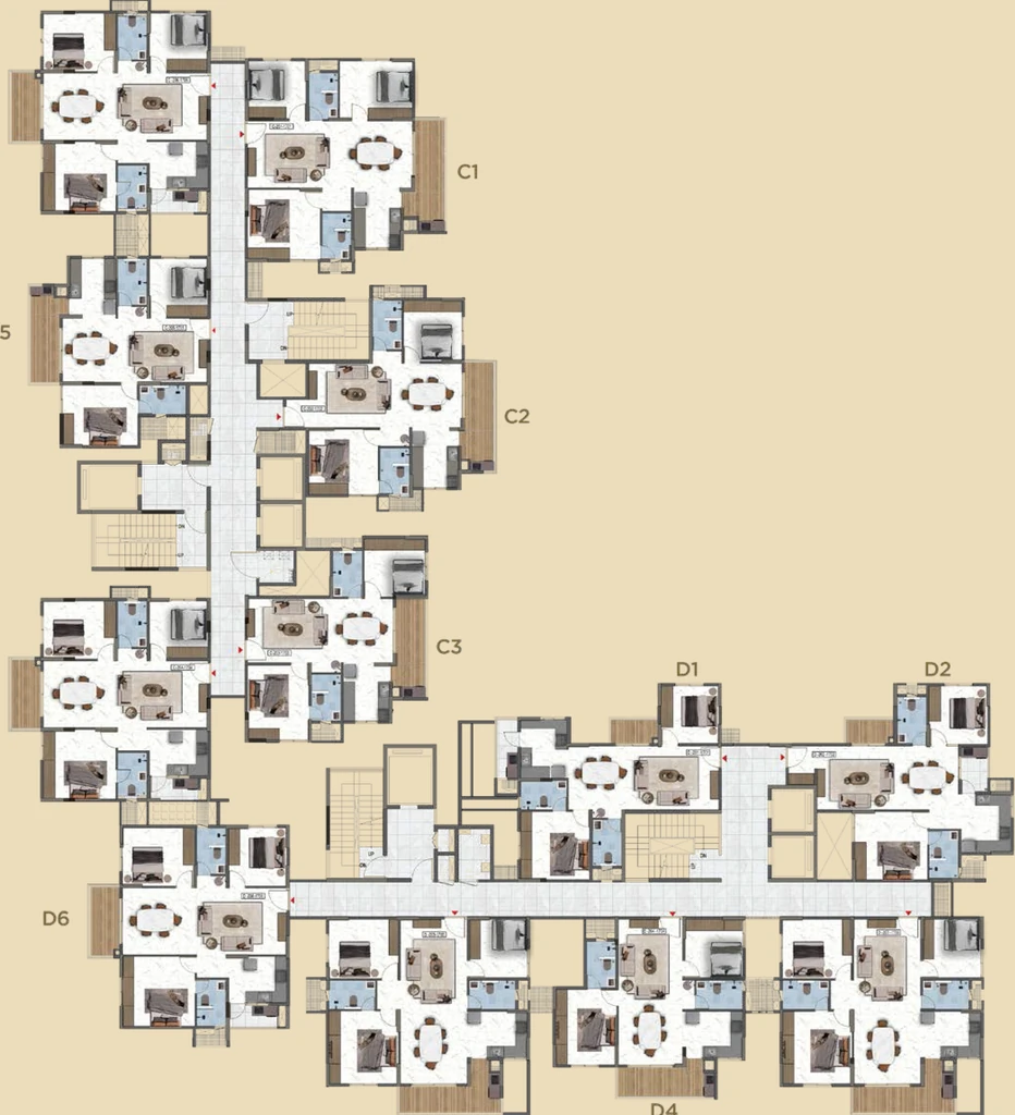 Floor Plan of Mythri Sity in Sarjapur Road, Bangalore - Image 395040