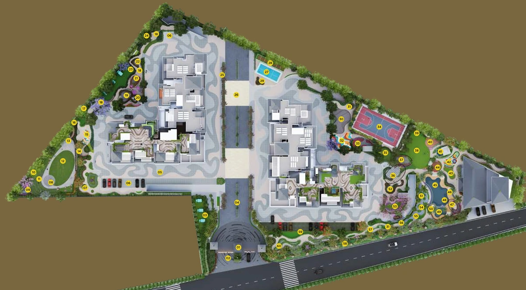Master Plan of Mythri Sity in Sarjapur Road, Bangalore - Image 395041